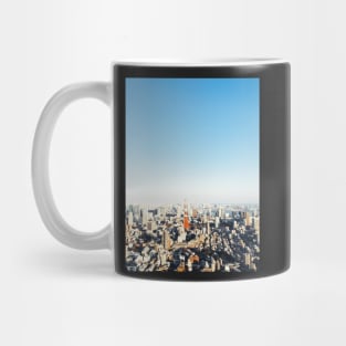 Panoramic Tokyo Cityscape With Tokyo Tower Mug